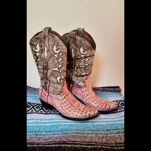 Resistol Caiman boots ladies 9 1/2 B